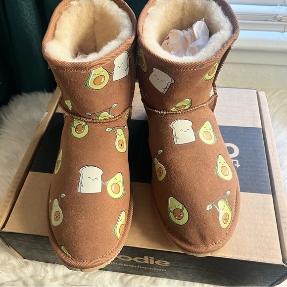 The Oodie Avocado Ugg Style Boots - Picture 3 of 7